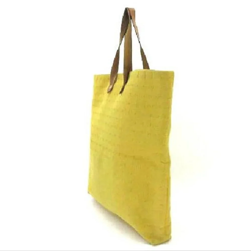 Hermès Yellow Ahmedabad Quilted Tote 215590